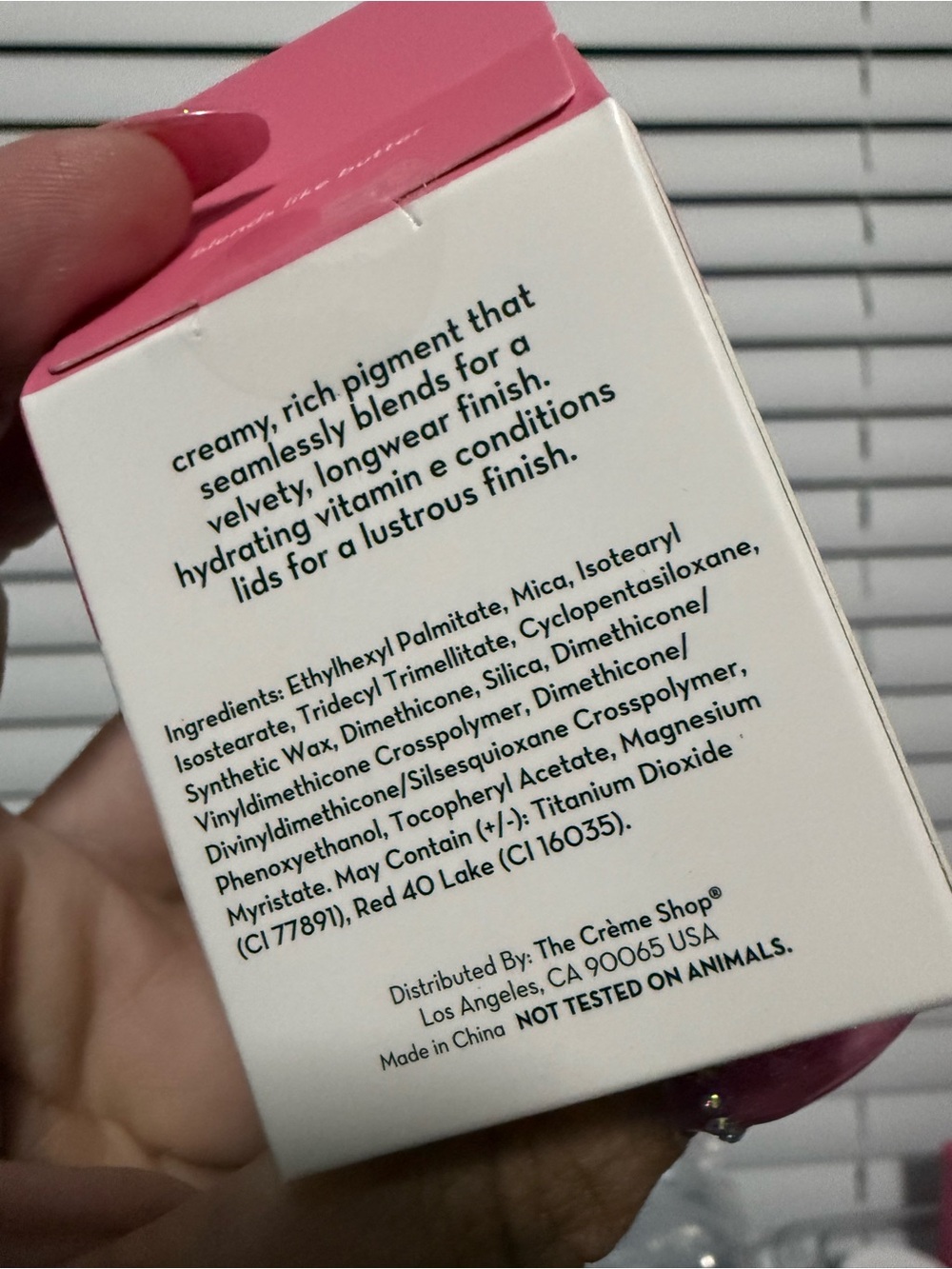 The Crème Shop Fruit Tart Crème Eyeshadow - Soft Pink - Picture 7 of 7